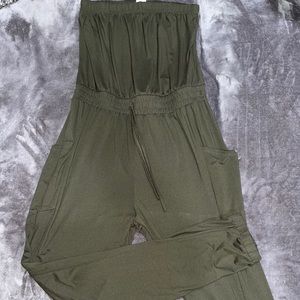 Olive Fashion Nova Jumpsuit